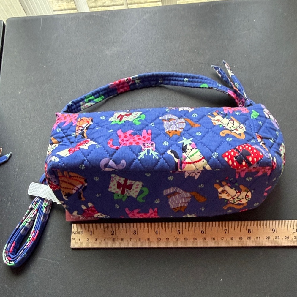 NWT Vera Bradley Blue Cat purse - Picture 9 of 11